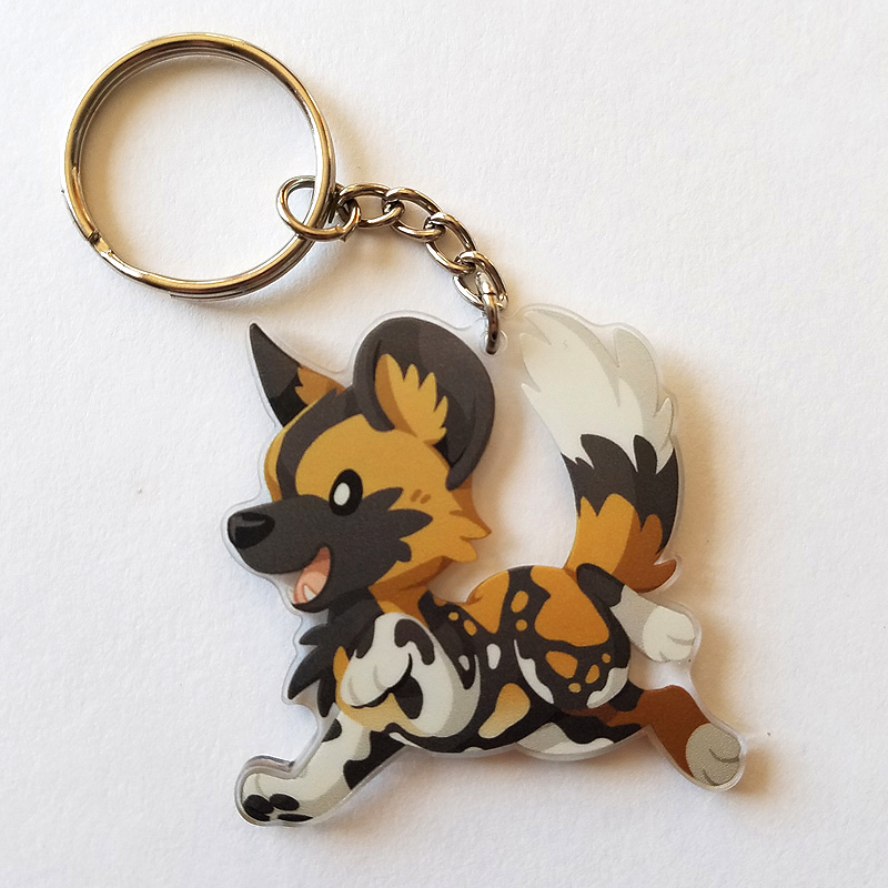 Made the leather keychain and painted my friend's dog on it 🐶 : r